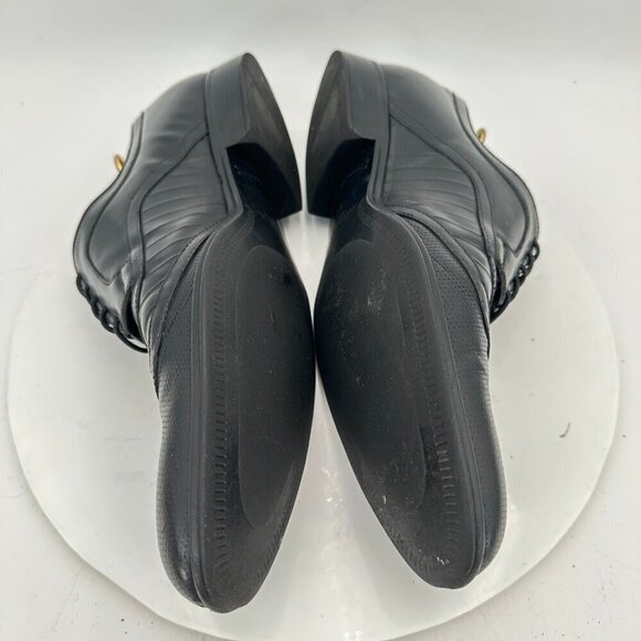 Dolce & Gabbana Men Size 8 Black Genuine Leather Lace Up Derby Dress Shoes main image 6